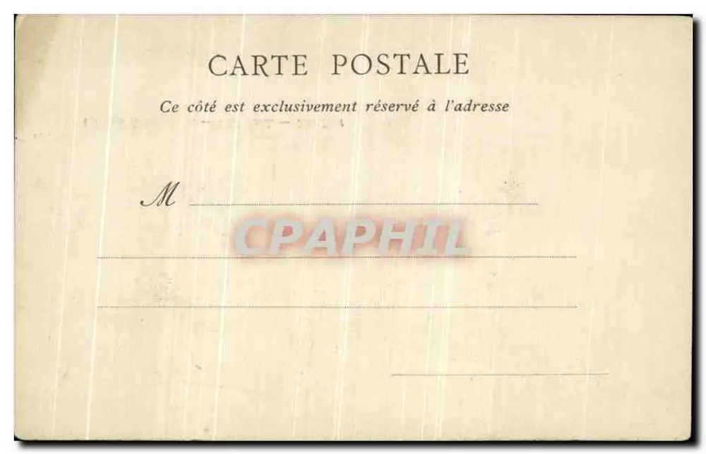 Castelo de Chantilly — Lado Norte — editor V. Robineau, Chantilly, n° 15 - Verso