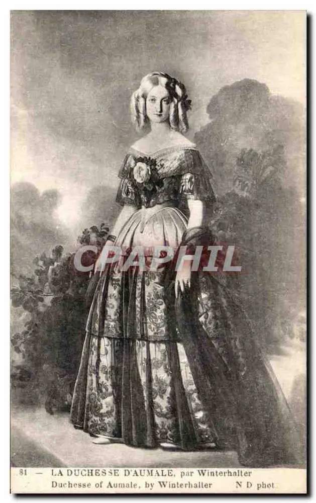 A Duquesa de Aumale — por Winterhalter — N D fot. — n°81 - Frente