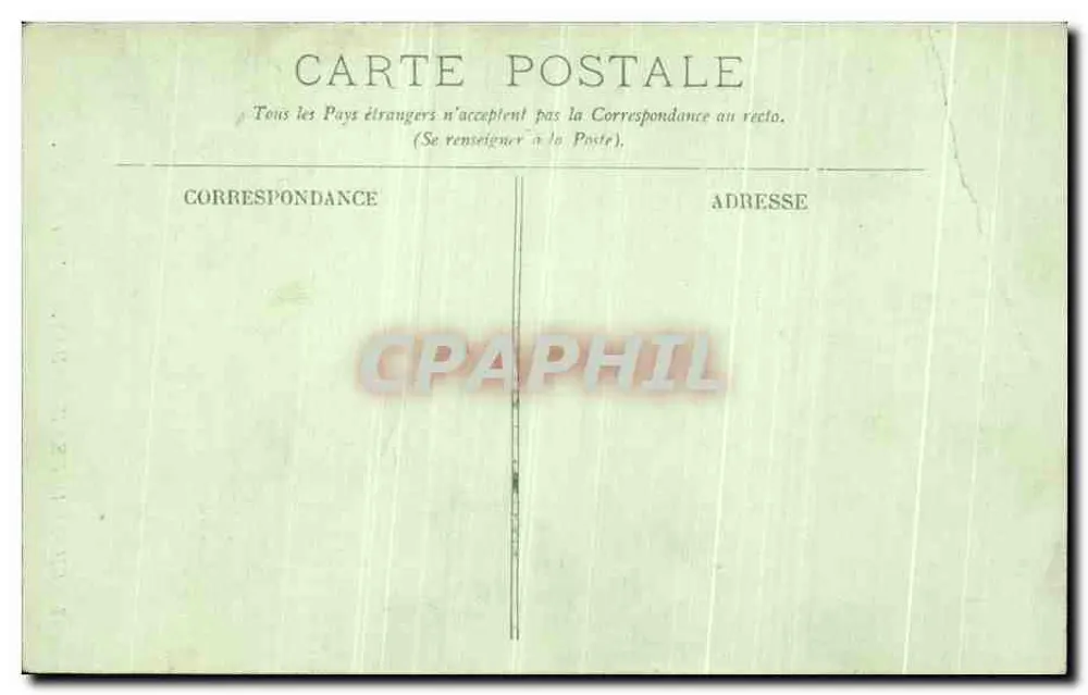 Castelo de Chantilly — A Entrada — LL. — n°18 - Verso