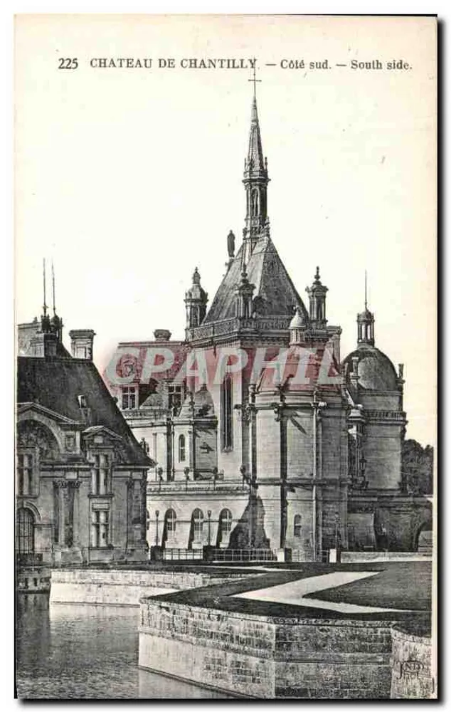 Castelo de Chantilly — Lado sul — Graphil, n° 225 - Frente