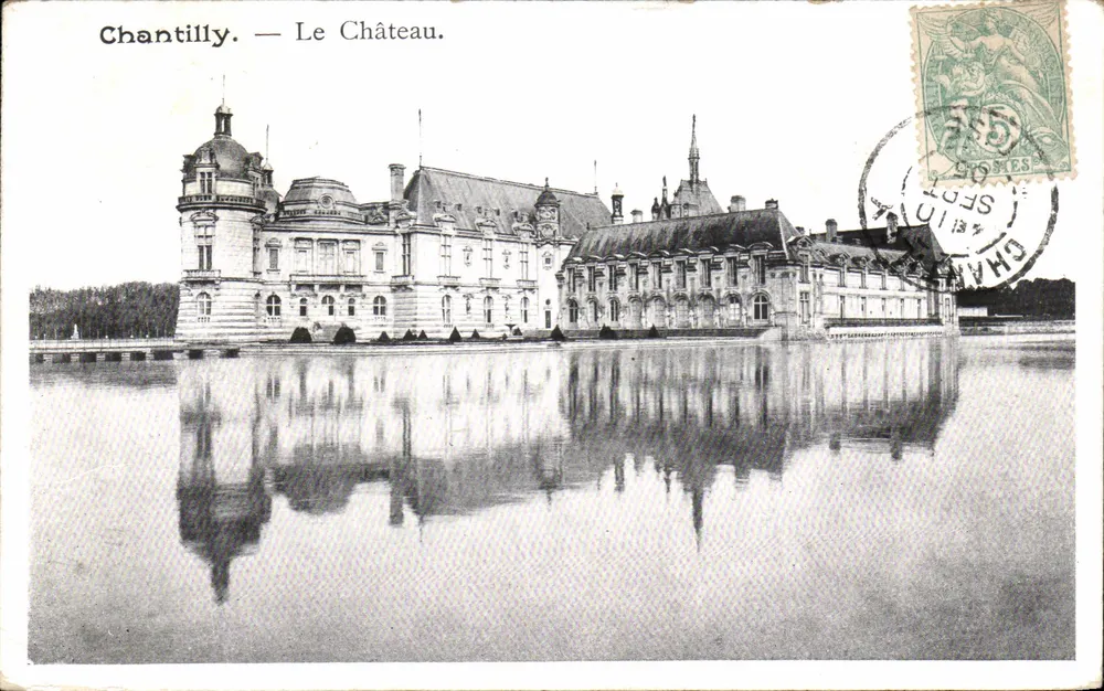 Chantilly — O Castelo — Editor não visível, número de série ilegível - Frente