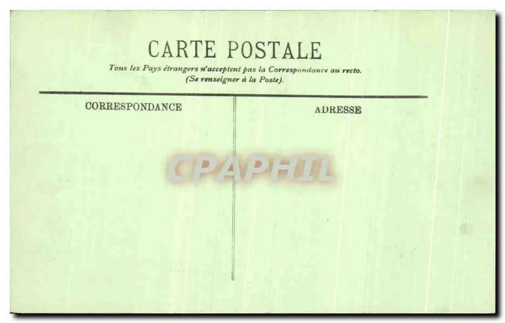 Chantilly — Les Trois Allées — LL. n°153 - Verso