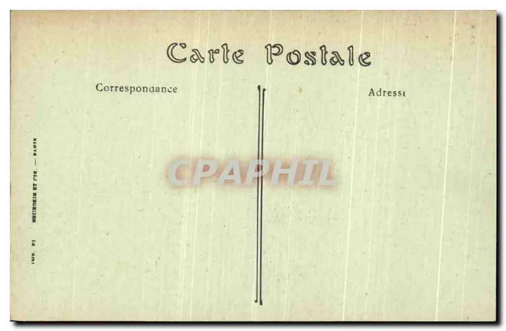 Castelo de Chantilly — Lado sudoeste — ND. Fot. - Verso