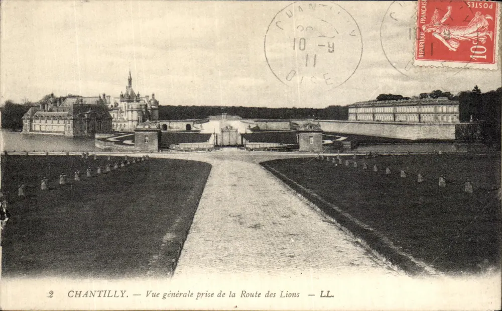 Chantilly — Allgemeiner Blick von der Route des Lions — LL. - Vorderseite