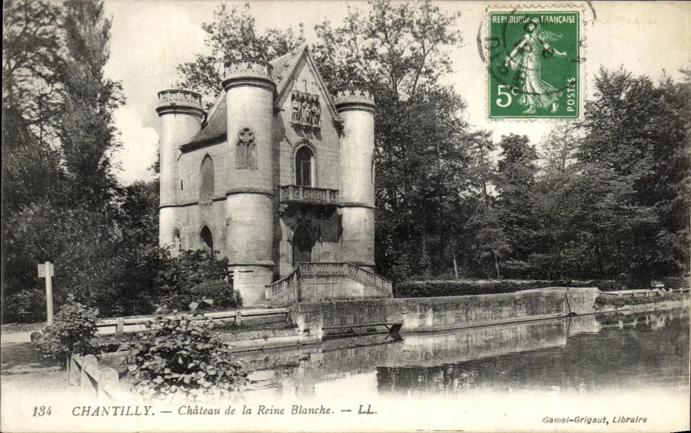 Chantilly — Castelo da Rainha Branca — Gamel-Grigaut, Livreiro - Frente