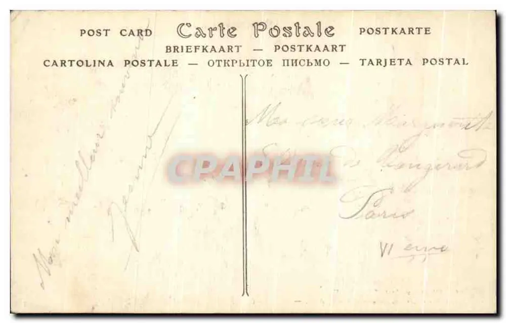 Castelo de Chantilly — a sala Théophile — ND. Fot. - Verso