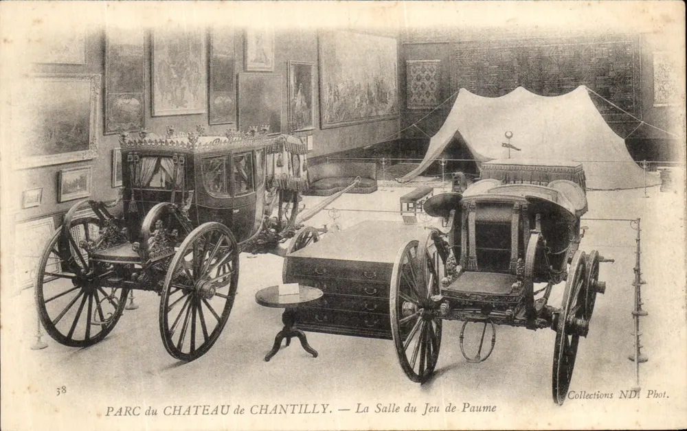 Park des Schlosses Chantilly — Spielzimmer — Sammlung NDI Fotografie - Vorderseite