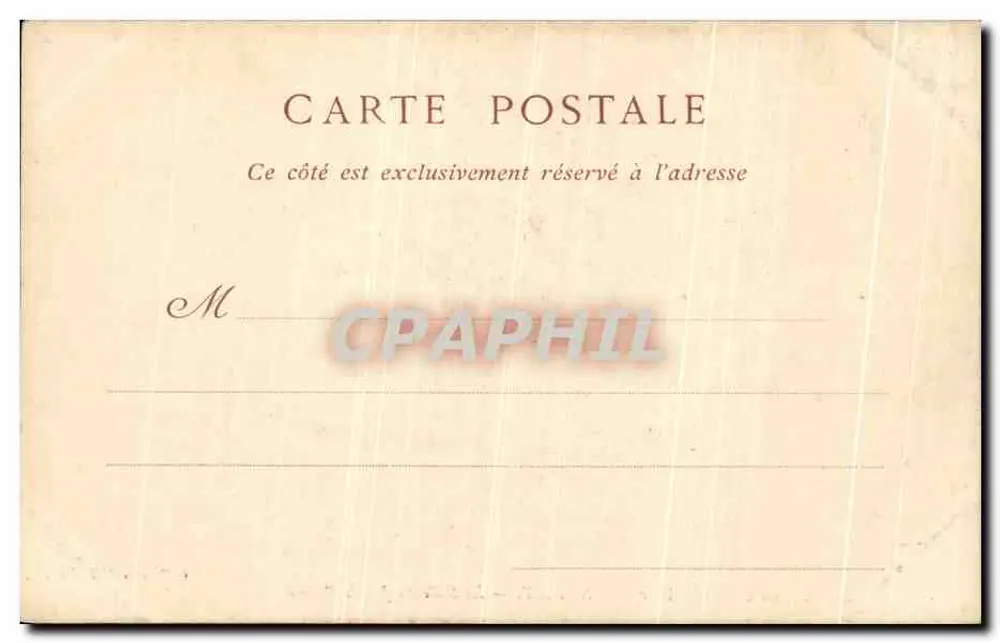 Park des Schlosses Chantilly — Spielzimmer — Sammlung NDI Fotografie - Rückseite