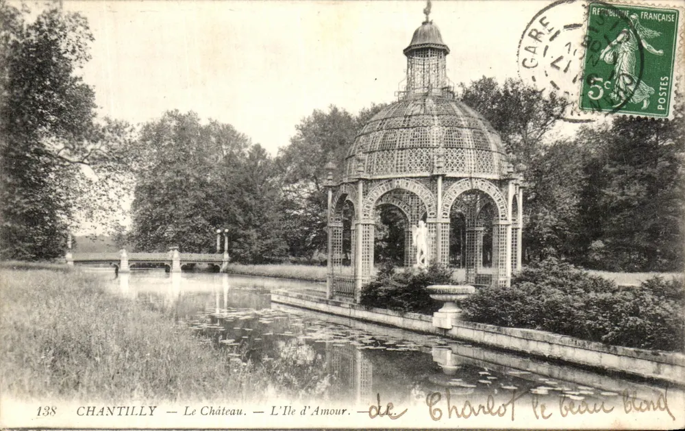 Chantilly — O Castelo — A Ilha do Amor — editor desconhecido, n° 138 - Frente