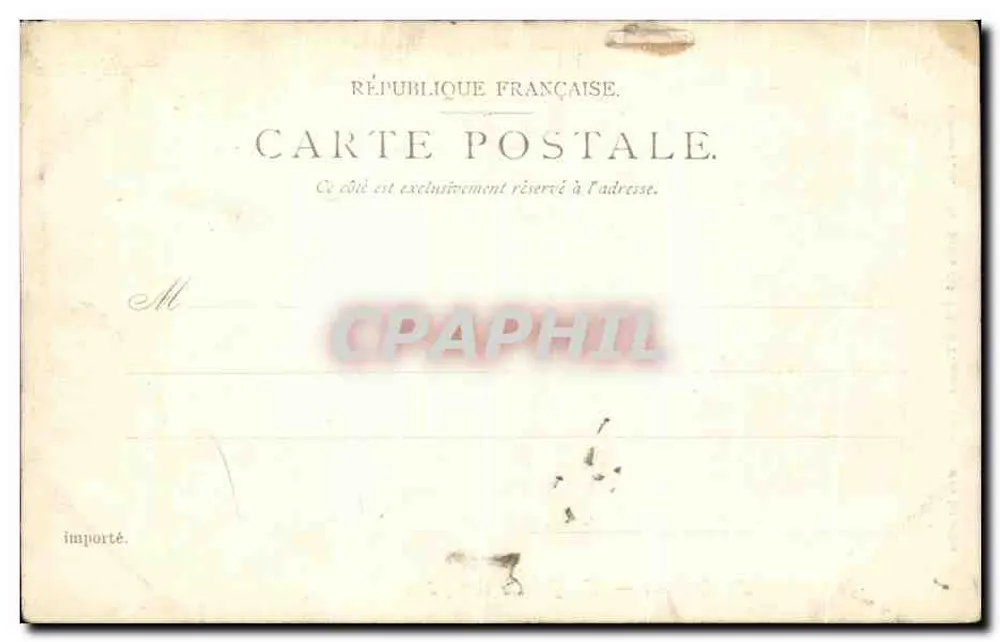 Compiègne — Das Schloss — Die Galerie der Feste — Verlag P. S. & D. Erkla n°277 - Rückseite