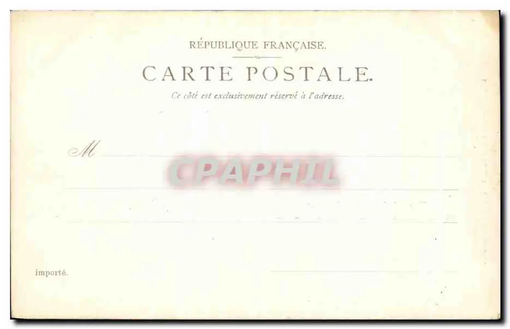 Castelo de Compiègne — Vista geral — Editor P. S. & D. Ehrnia, n°191 - Verso