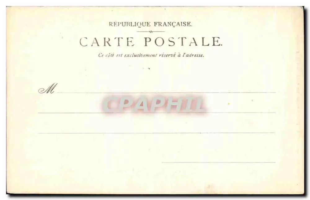 Schlafzimmer des Kaisers — Schloss Compiègne — Verlag P. S. & D. Erbke 888 - Rückseite
