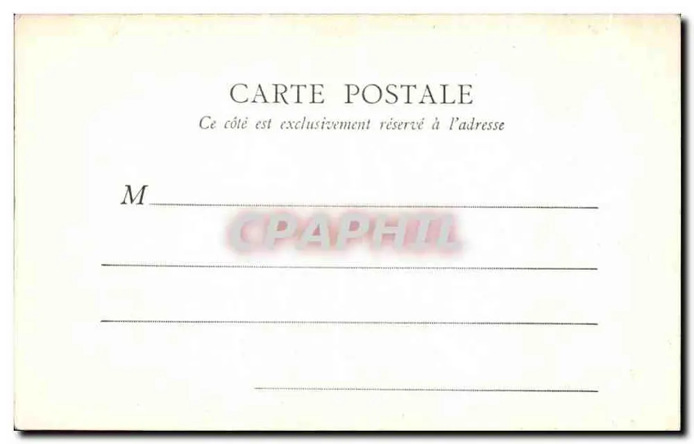 Compiègne — O Castelo — editor desconhecido - Verso