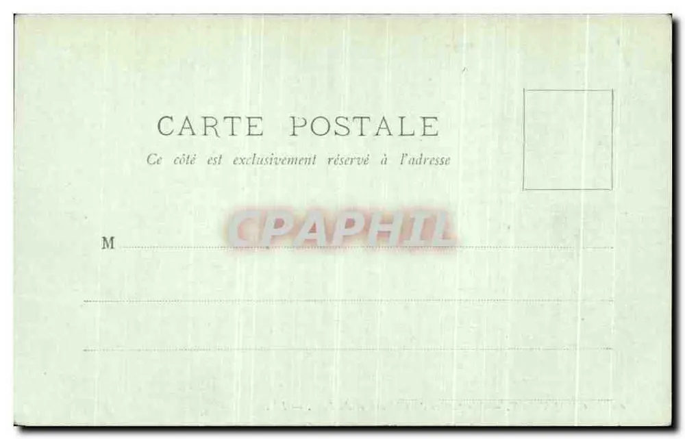 Chantilly — Perspectiva do Castelo e do Parque — LL. - Verso