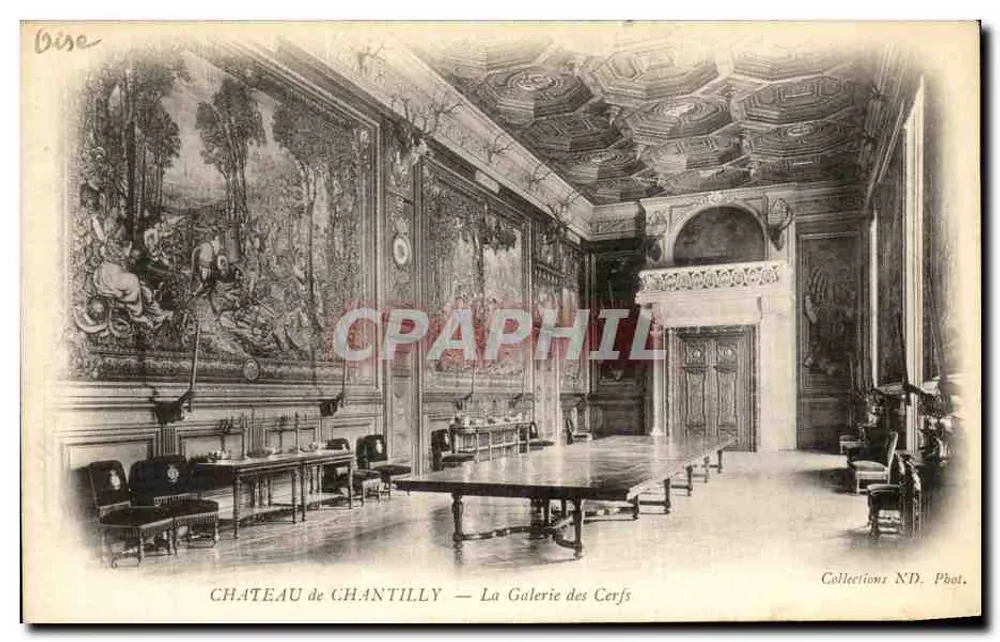Château de Chantilly — Die Galerie der Rehe — Collections ND. Phot. - Vorderseite