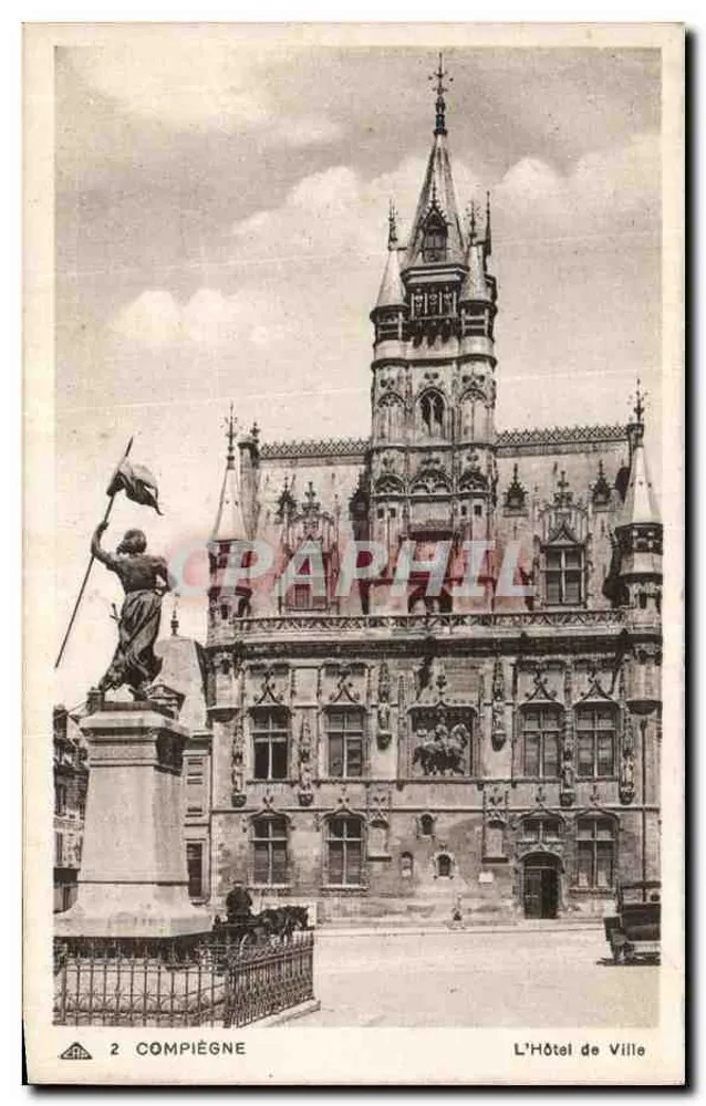 Compiegne — A Prefeitura — editor Compiegne, n°2 - Frente