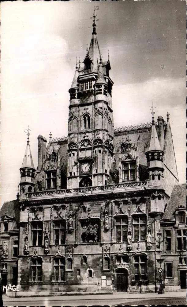 Compiègne (Oise) - O Hotel de Ville — Edição FLIPOT, n°38 - Frente