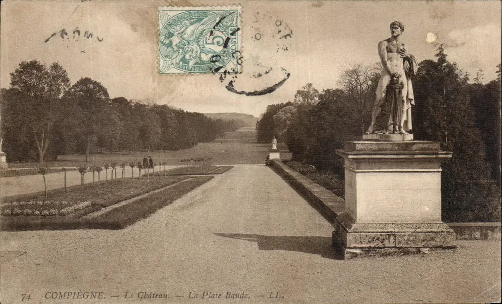 Compiègne — O Castelo — A Largura da Faixa — LL. — n°74 - Frente