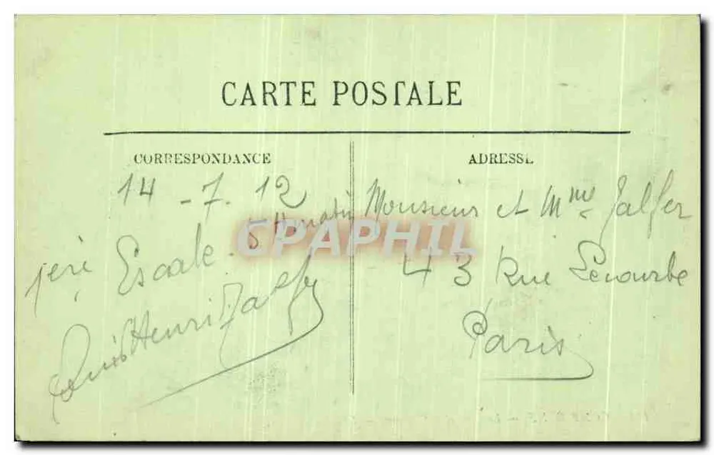 Compiègne — O Parque e o Castelo — LL. — n° 144 - Verso