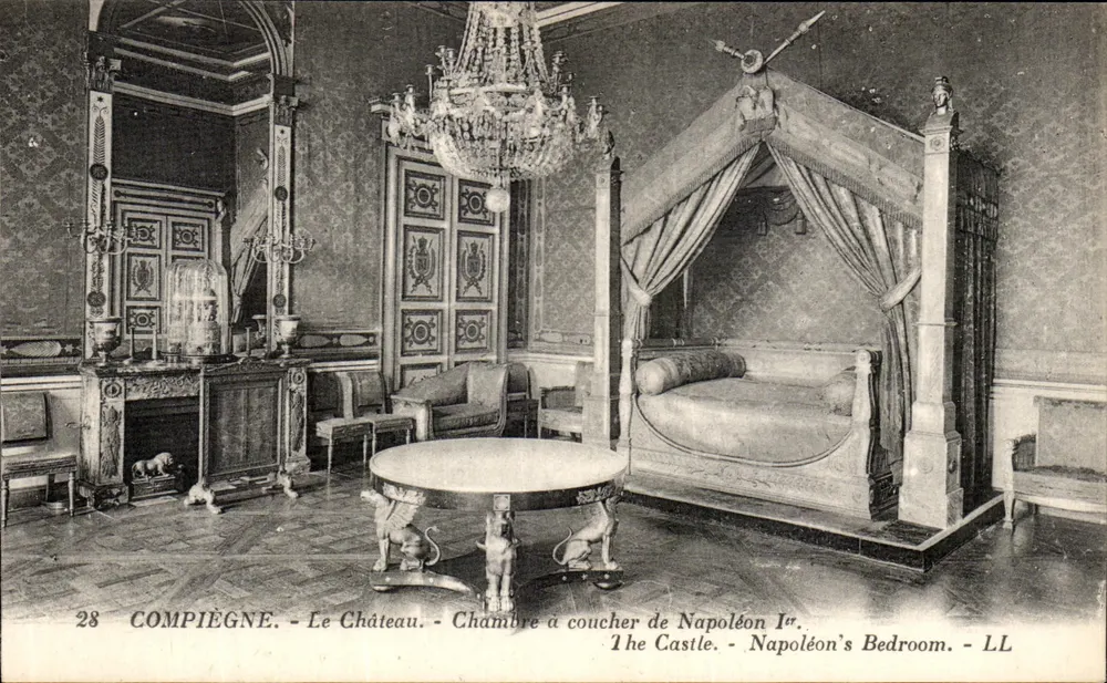 Compiègne - Das Schloss - Schlafzimmer Napoleons I. - LL - Vorderseite