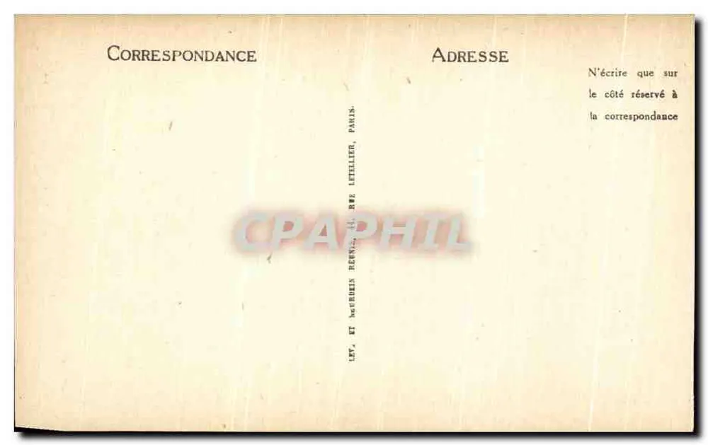 Compiègne — Zamek — Salony Rady — LL - Rewers
