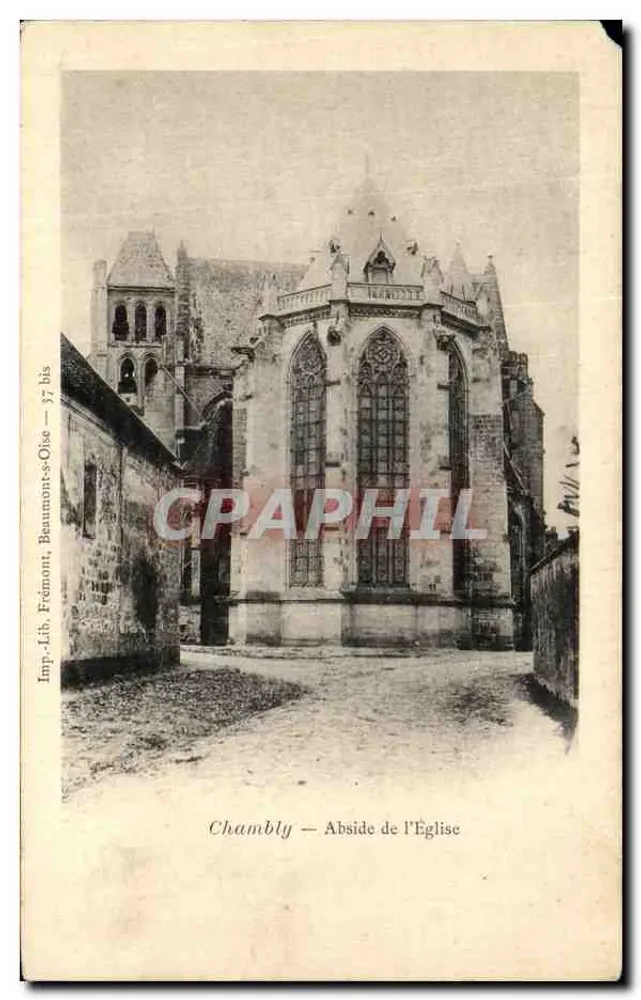 Chamblly — Abside da Igreja — Imp. Lib. Frémont, Beaumont-sur-Oise — 37 bis - Frente