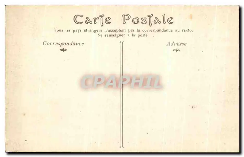Schlosspark von CHANTILLY — Die Trainingsallee — ND Pi ot - Rückseite