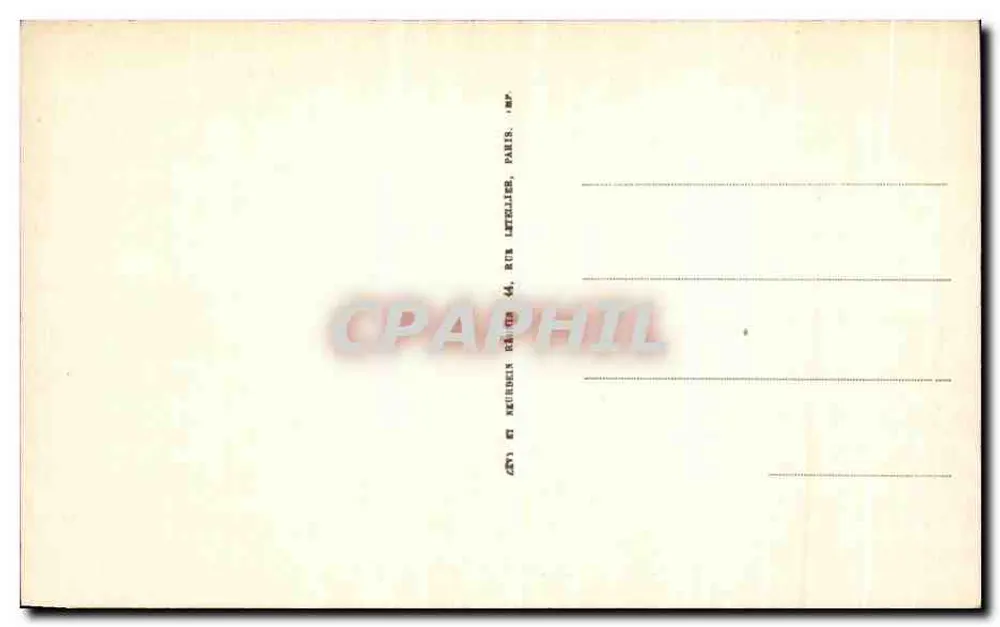 Chantilly — Entrada do castelo — LL. — N° 167 - Verso