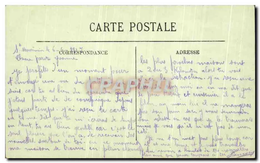 Castelo de Chantilly — O Castelo visto do Parque — LL. - Verso