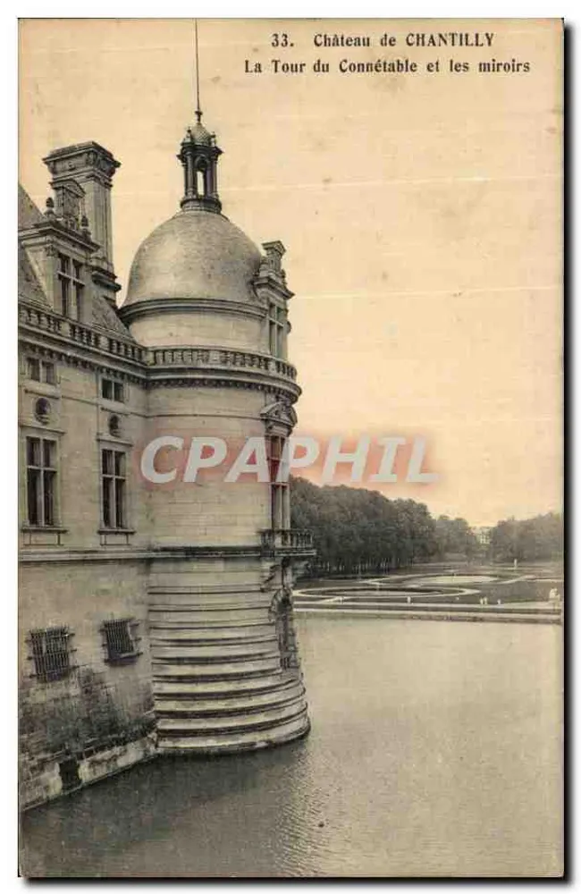 Château de Chantilly — Die Turm des Constablen und die Spiegel — Édia Paris-Versailles n°33 - Vorderseite