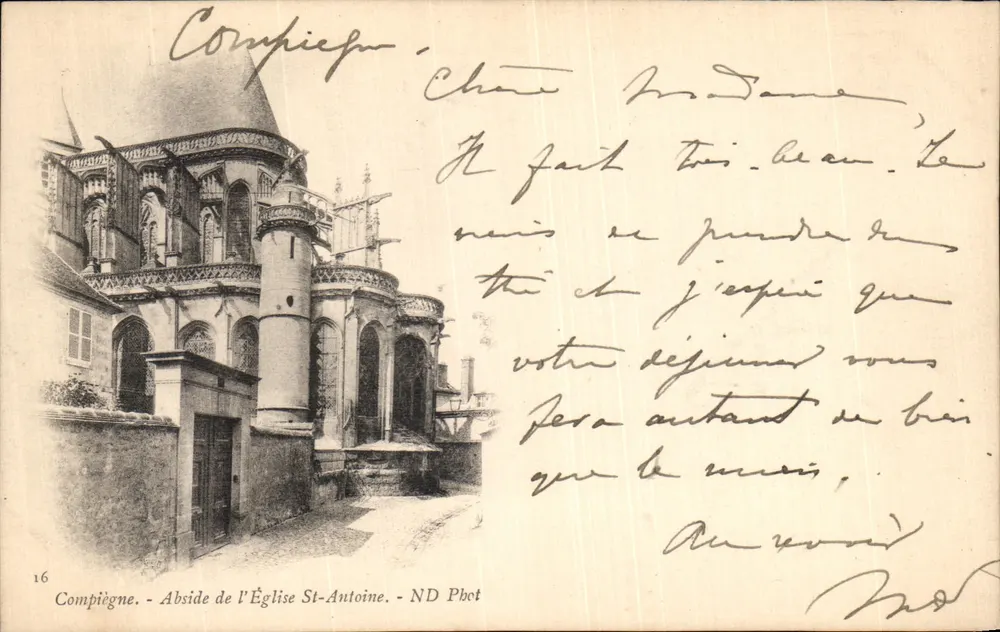 Compiègne - Abside da Igreja de São Antônio — ND Pbet, n°16 - Frente