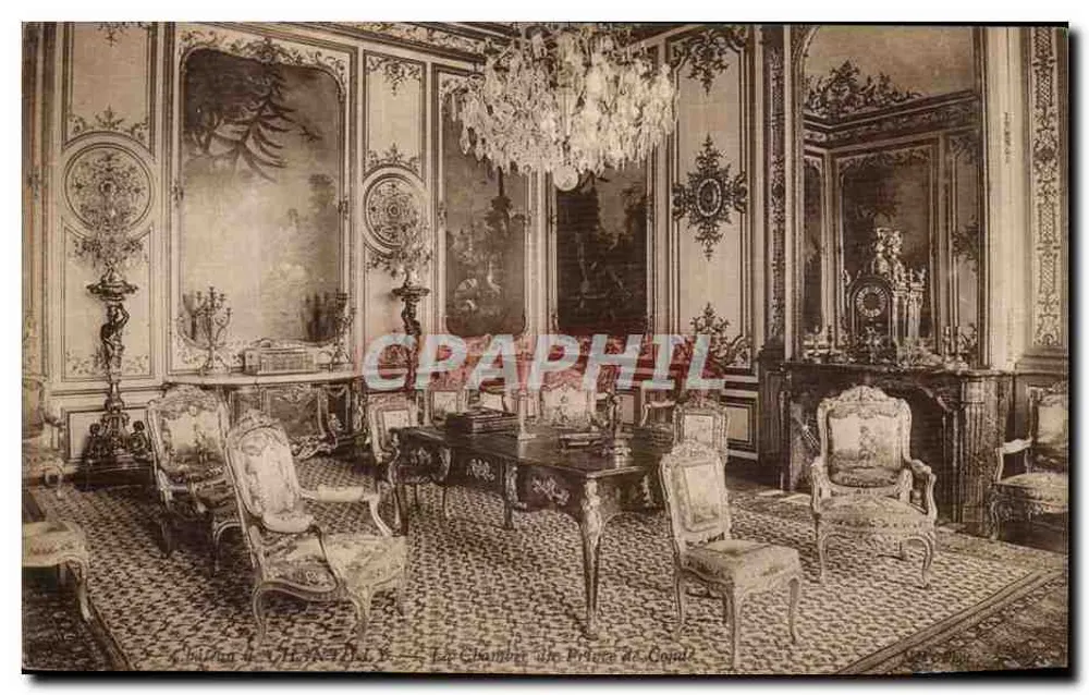 Die Zimmer des Prinzen von Condé — Schloss Chantilly, Delâtre - Vorderseite