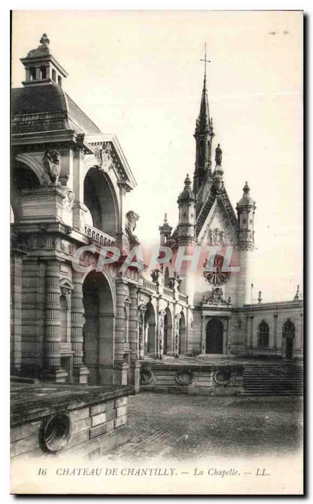Castelo de Chantilly — A Capela — LL. - Frente