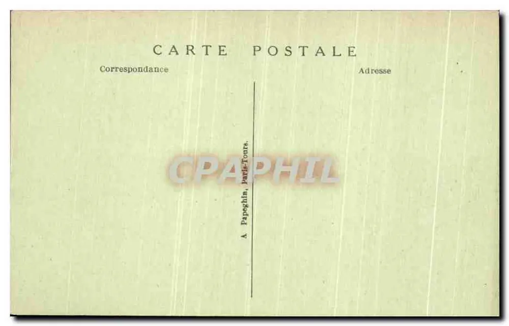Castelo de Chantilly — A Fachada e a Capela — A. P. - Verso