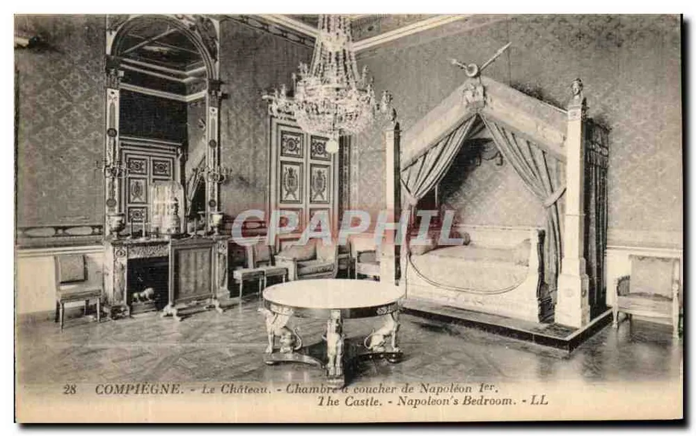 Compiegne - Schlafzimmer von Napoleon I - LL - Vorderseite