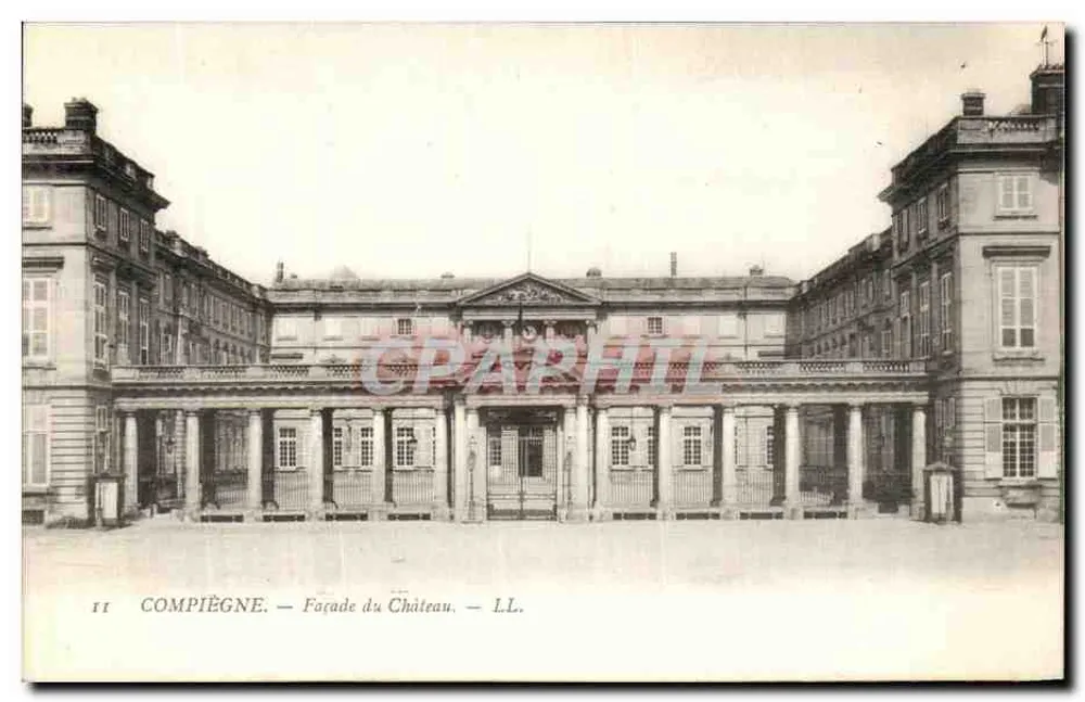 Compiègne — Facha da Catedral — LL. - Frente