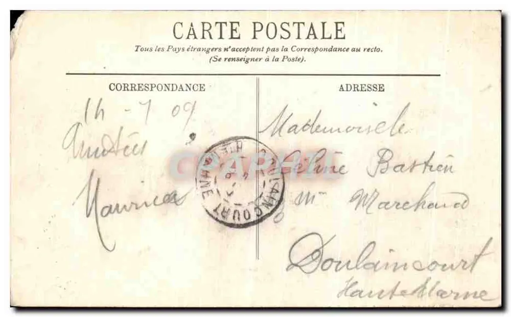 Compiègne — L'Église Saint-Jacques — éditeur impr. sur la carte, n°6 - Verso