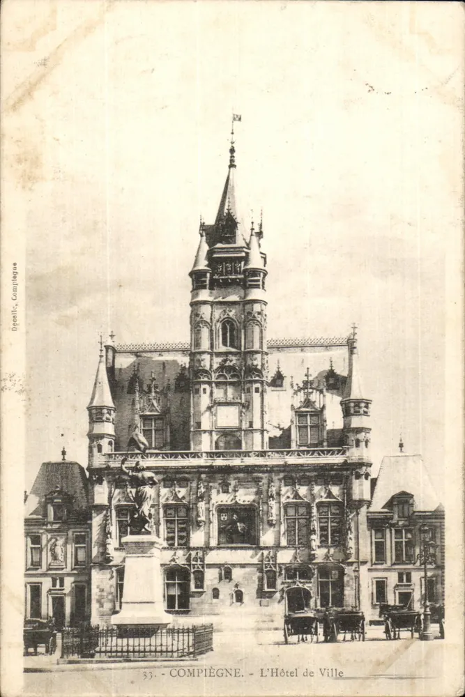 Compiègne — Hôtel de Ville — Décalis, Compiegues, n°33 - Awers