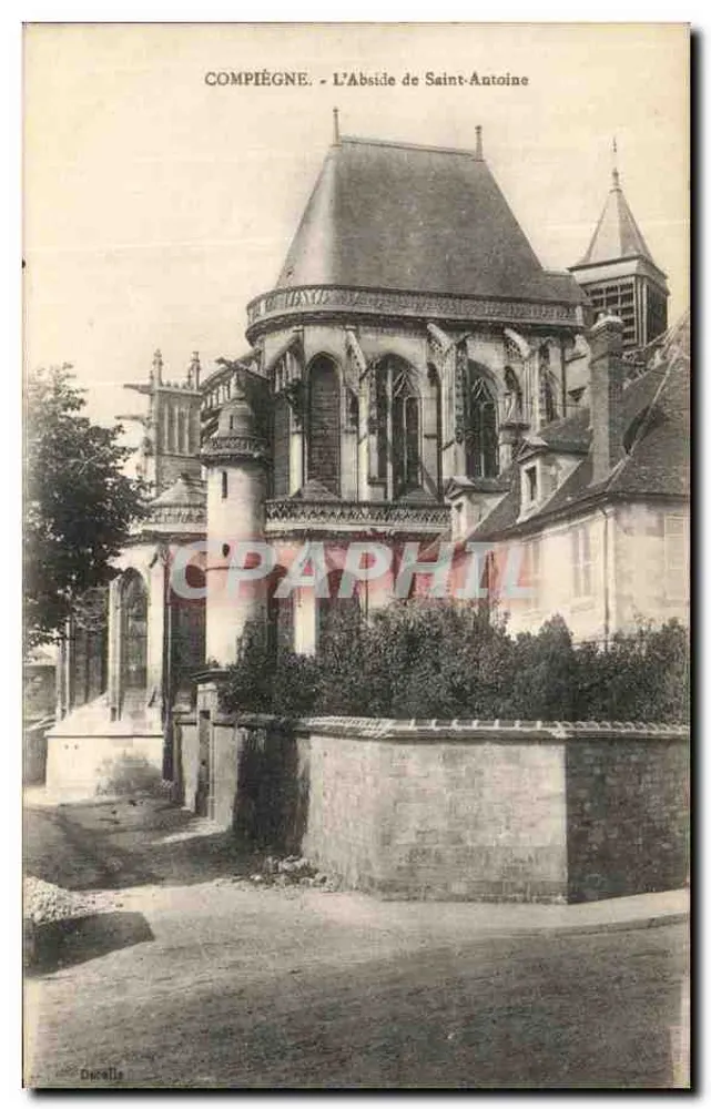 Compiègne - A Abside da Igreja de Saint-Antoine — Dechelle - Frente