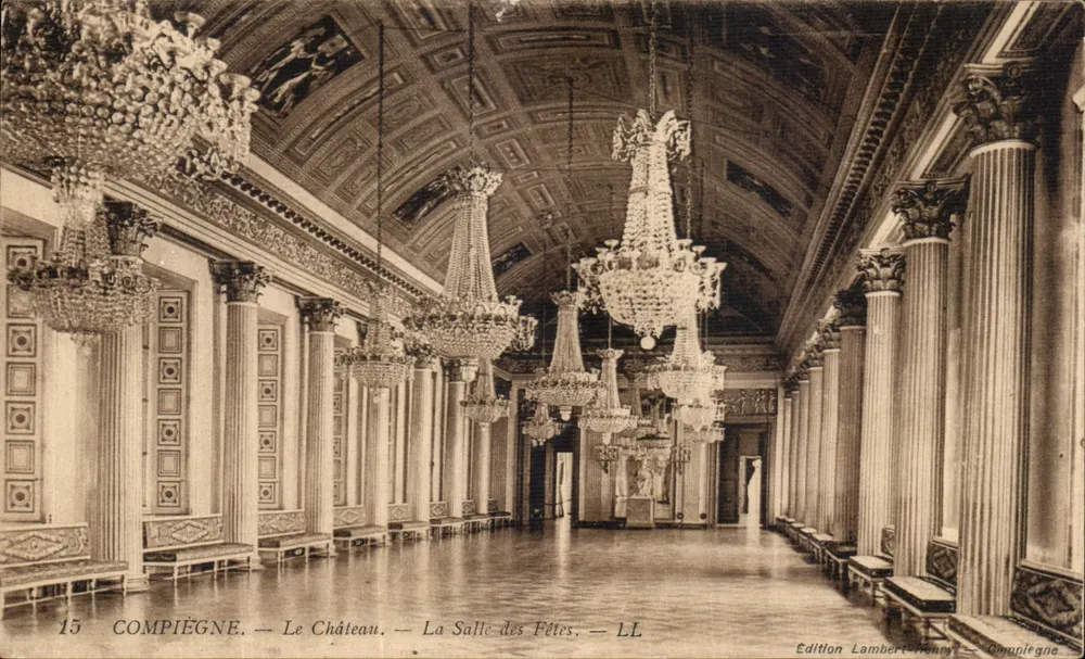 Compiègne — Das Schloss — Die Festsaal — Edition Lambert-Henry — n°15 - Vorderseite