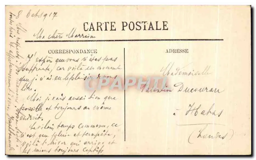 Compiègne — Das Schloss — Die Festsaal — Edition Lambert-Henry — n°15 - Rückseite