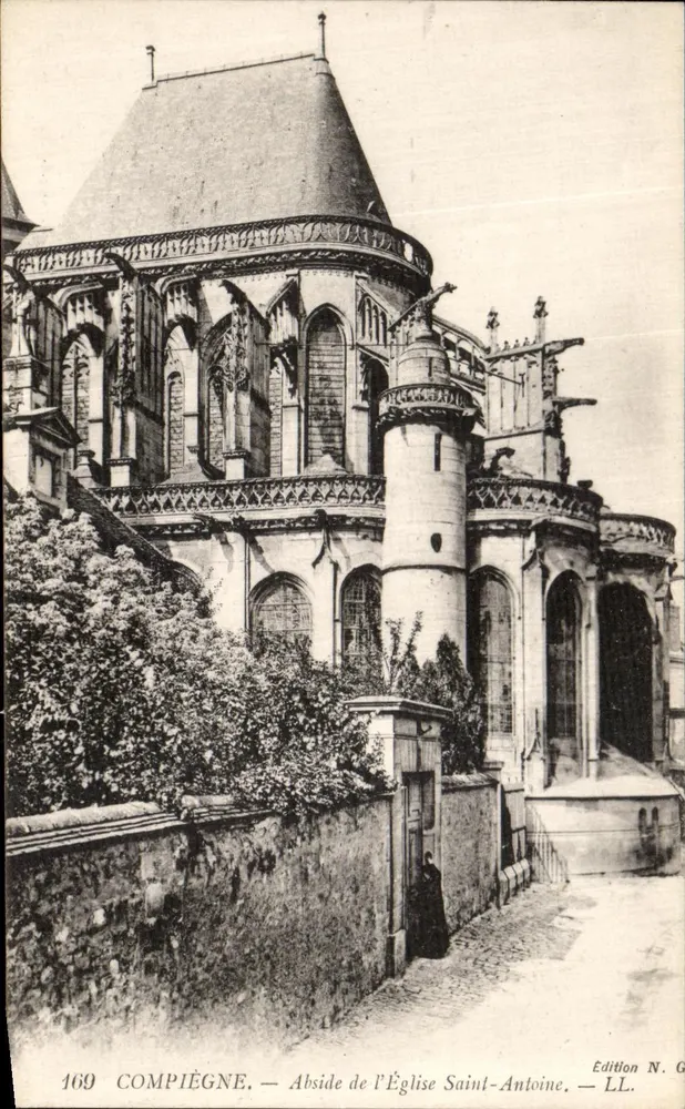 Compiègne — Abside da Igreja de São Antônio — Edição N. G. - Frente