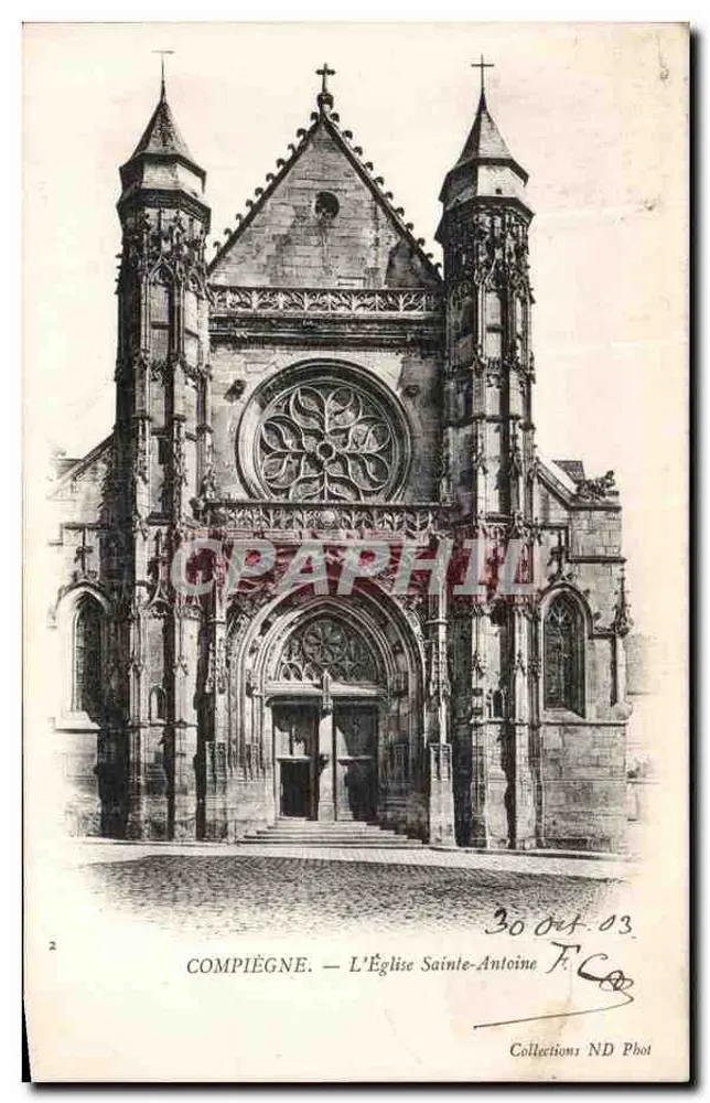 Compiègne — A Igreja de Santa Antônia — Coleções ND Phot - Frente