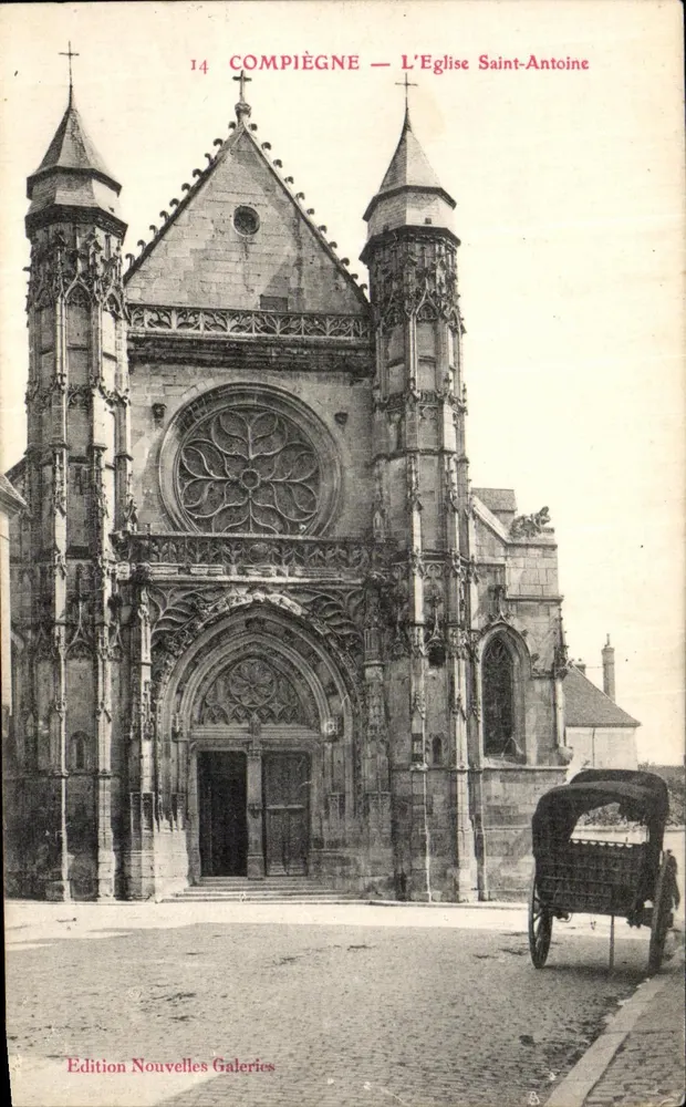 Compiègne — A Igreja de São Antônio — Edição Nouvelles Galeries, n°14 - Frente