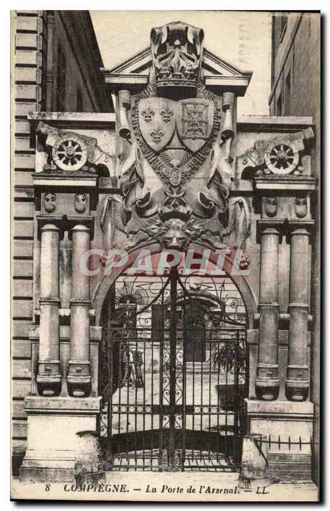 Compiègne — A Porta do Arsenal — LL. n°8 - Frente