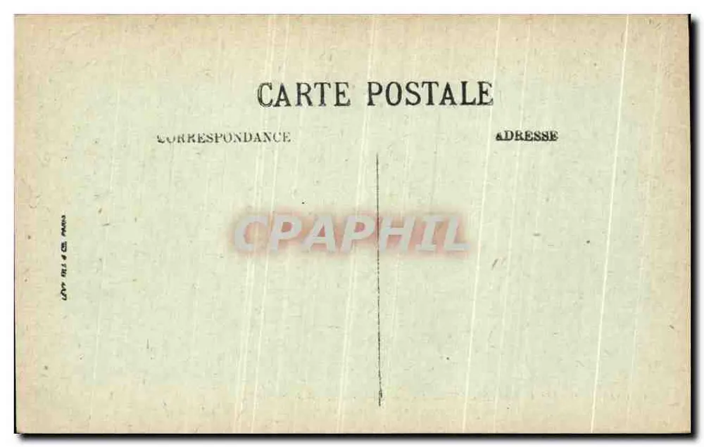 Château de Compiègne — La Chambre à coucher de Napoléon — LL. n°28 - Verso