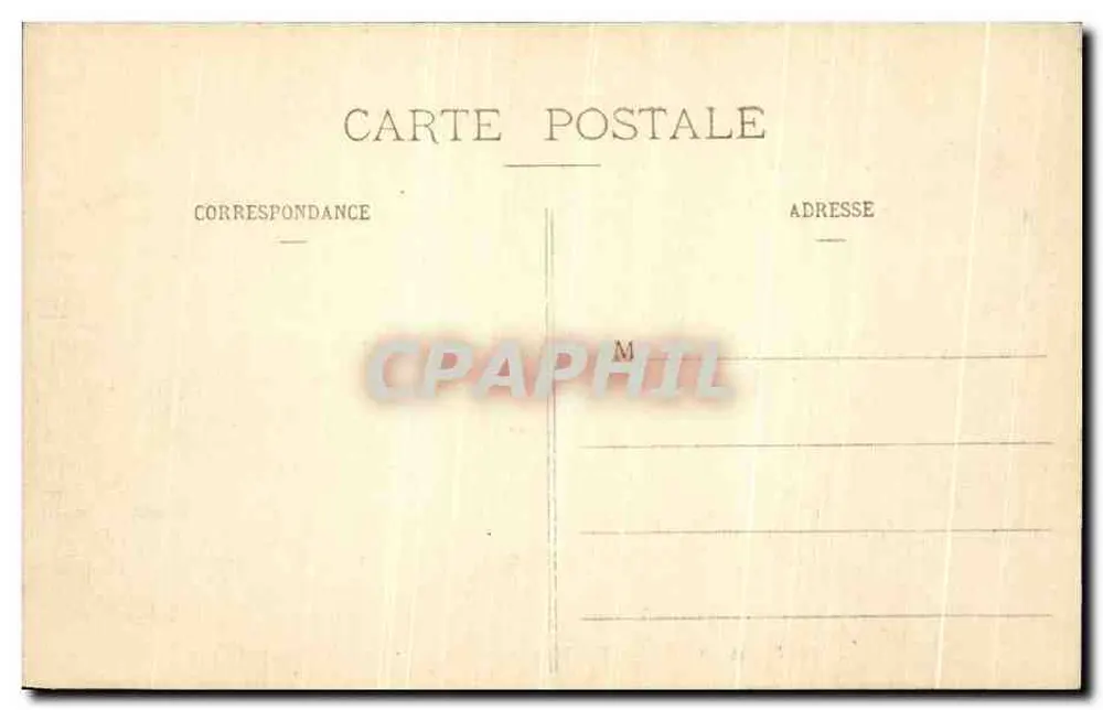 Compiègne — Ein Eckbereich des Parks mit Blick auf den Schloss — E.D. - 35 - Rückseite