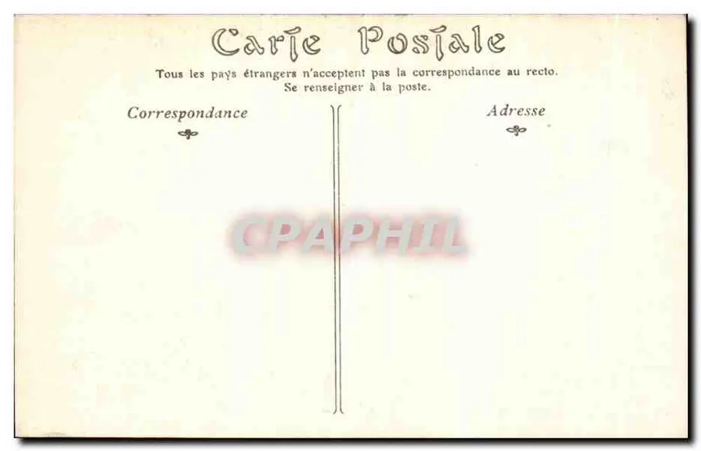 Palácio de COMPIÈGNE — Sala das Colunas — ND. Phot. - Verso