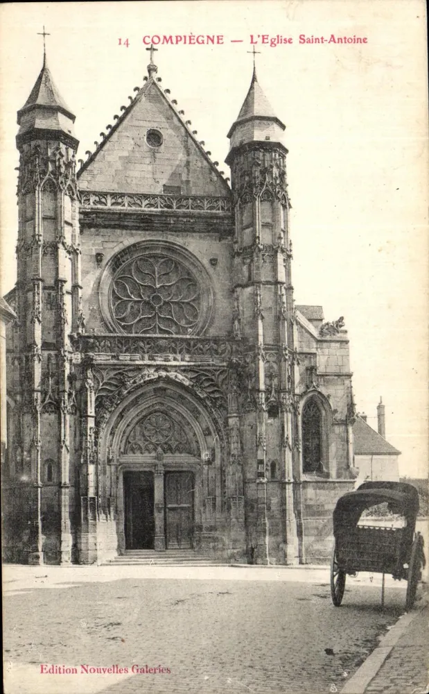 Compiègne — A Igreja de São Antônio — Edição Nouvelles Galeries n°14 - Frente
