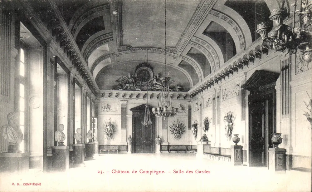 Castelo de Compiègne — Sala dos Guardas — F. D., Compiègne, n°23 - Frente
